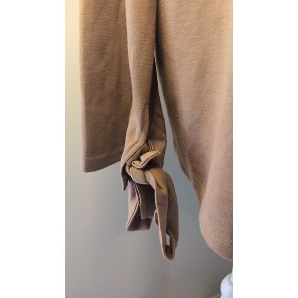 J.O.A. LA  Anthropologie long sleeve split neck sweater top M - Picture 5 of 9